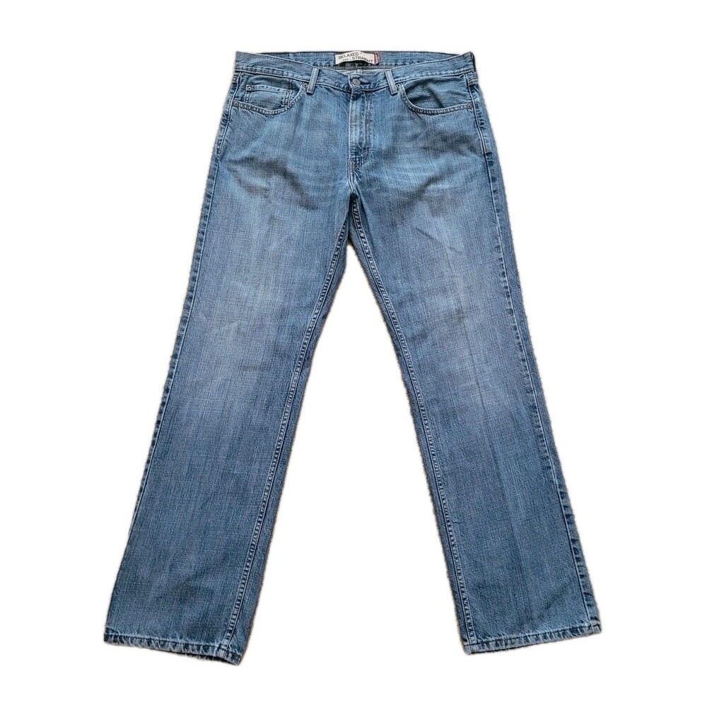 Levi's 559 Jeans Mens 36X33 (Tag 36X34) Blue Relaxed Straight Red Tab Jeans